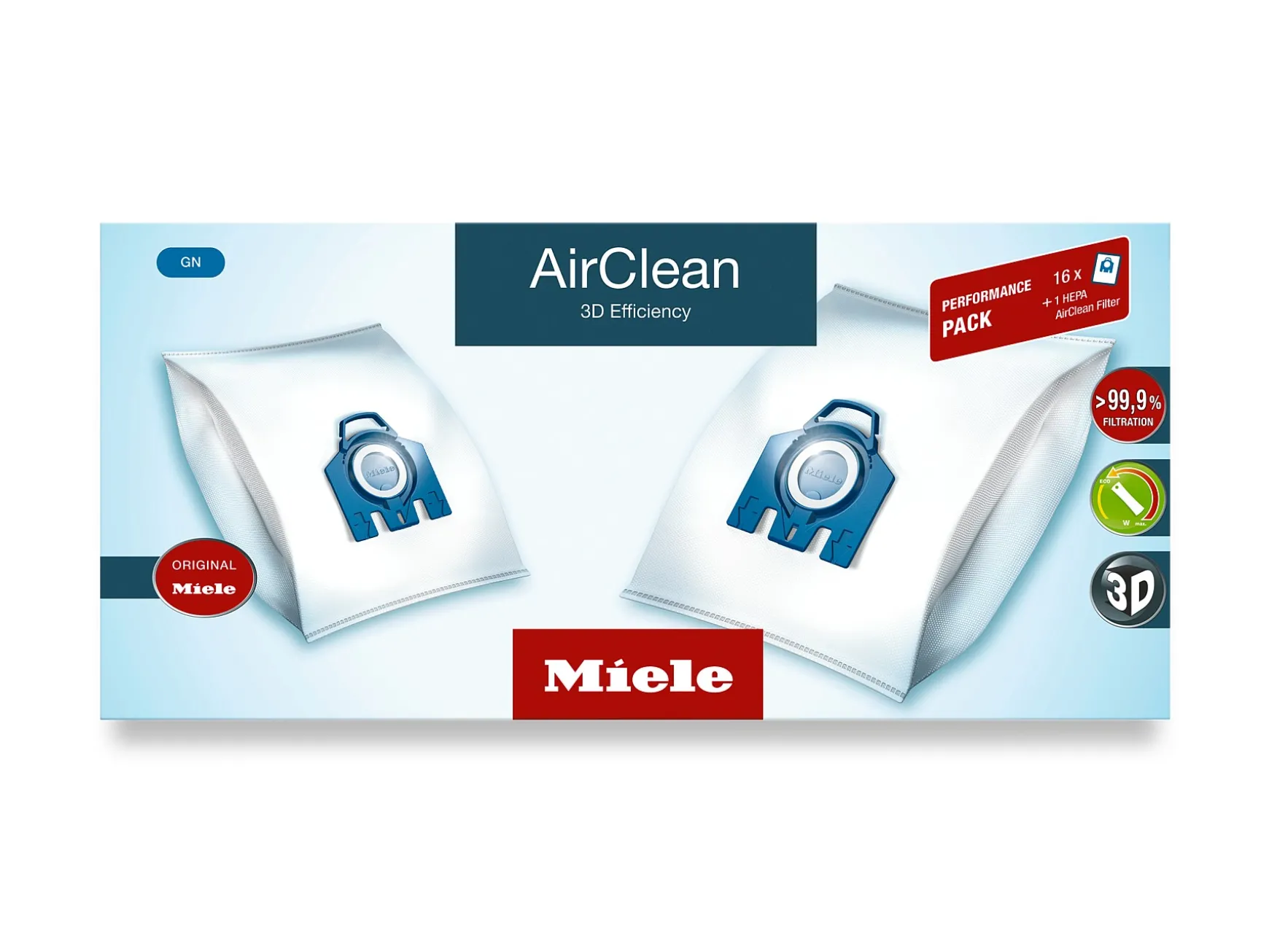 Performance Pack Airclean 3D Efficiency Gn 50<Miele Store